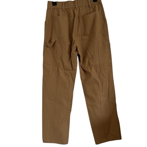 THAKOON Straight Cargo Twill Carpenter Trouser Pants - Picture 6 of 14